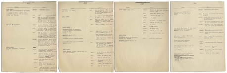 Moe Howard's 29pp. Script for The Three Stooges 1949 Pilot TV Show ''Jerks of All Trades'' With Shemp -- Annotated by Moe, With His Signature -- 8.5'' x 11'' -- Very Good Condition